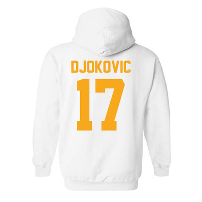 VCU - NCAA Men's Basketball : Lazar Djokovic - Classic Shersey Hooded Sweatshirt-1