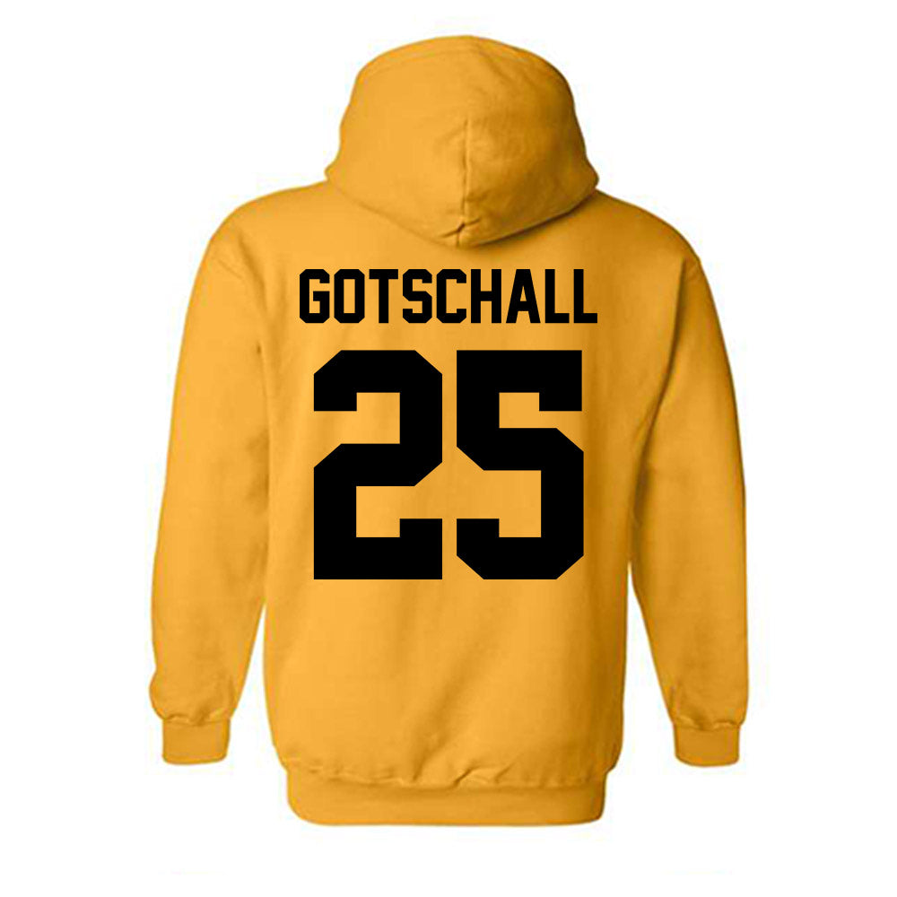 VCU - NCAA Baseball : Hunter Gotschall - Classic Shersey Hooded Sweatshirt-1