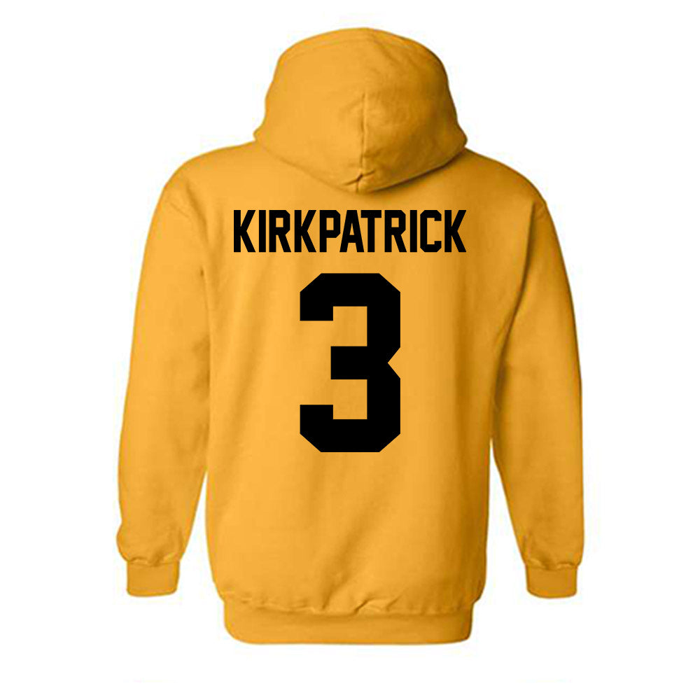 VCU - NCAA Baseball : Nate Kirkpatrick - Classic Shersey Hooded Sweatshirt-1