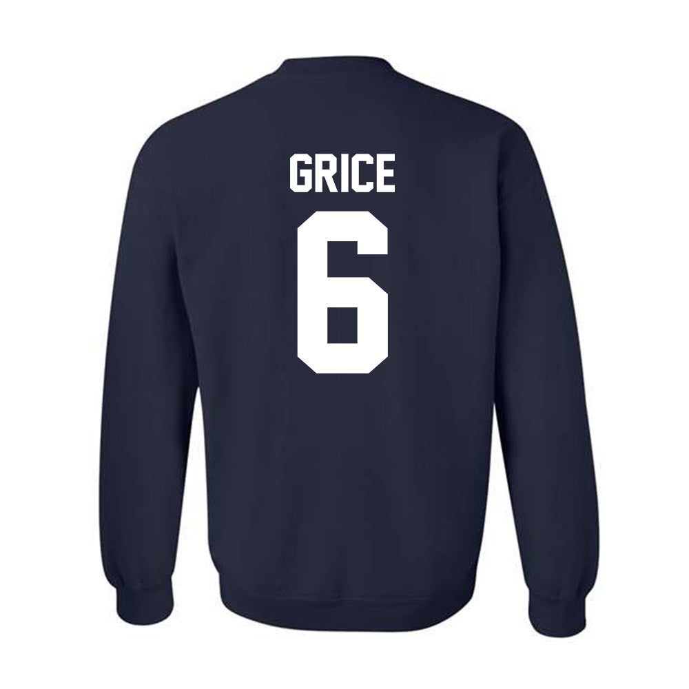 Rice - NCAA Football : Ben Grice - Classic Shersey Crewneck Sweatshirt-1