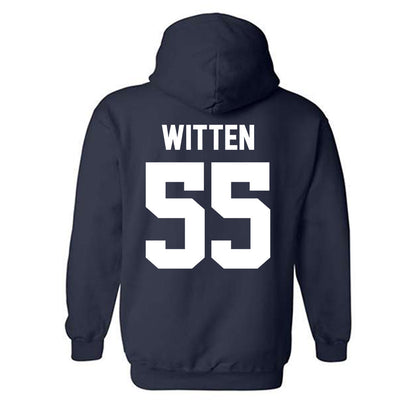 Rice - NCAA Football : CJ Witten - Classic Shersey Hooded Sweatshirt-1
