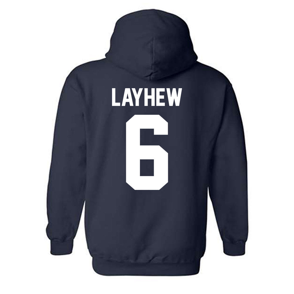 Rice - NCAA Baseball : LJ Layhew - Classic Shersey Hooded Sweatshirt-1