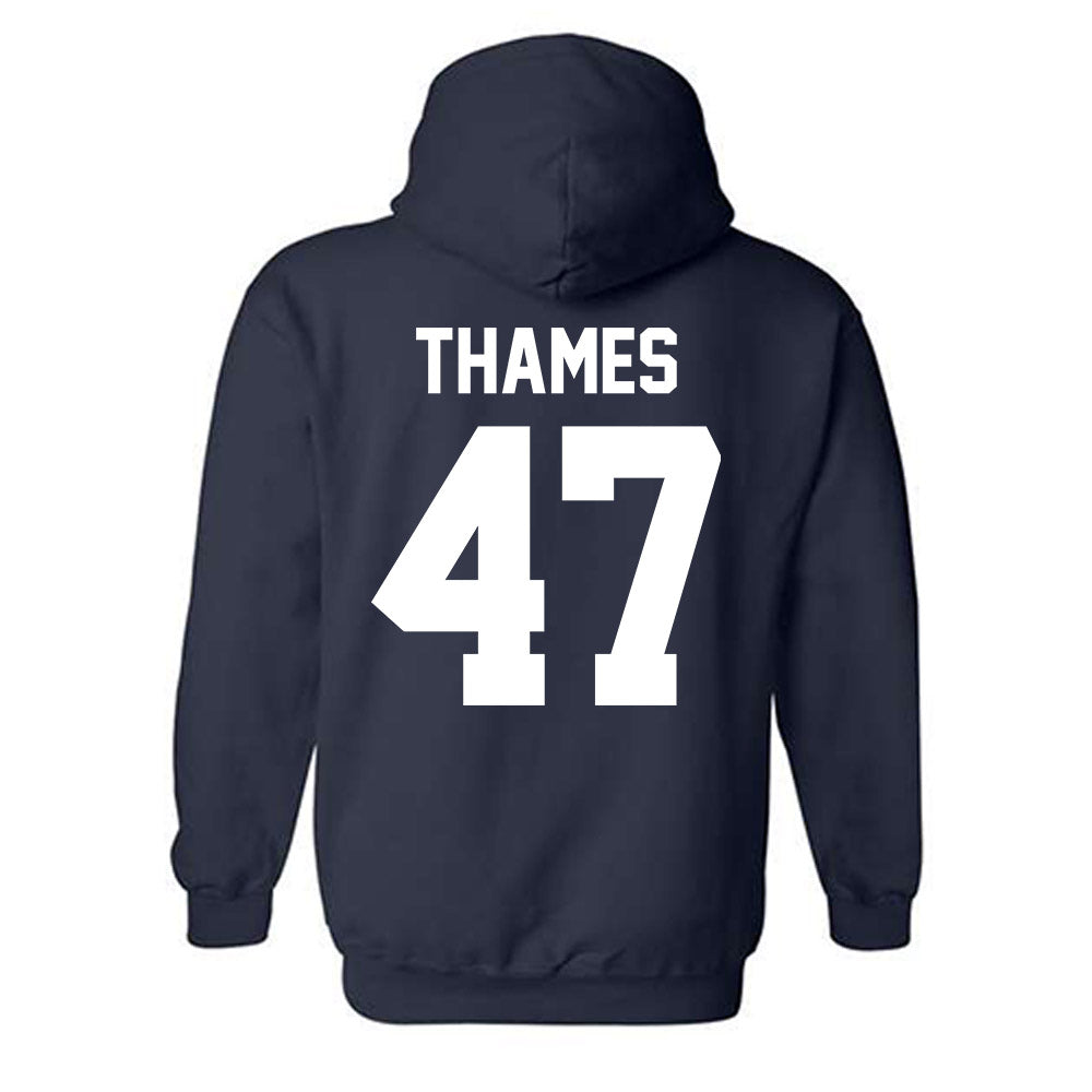Rice - NCAA Football : Ty Thames - Classic Shersey Hooded Sweatshirt-1