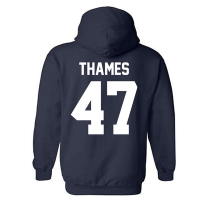 Rice - NCAA Football : Ty Thames - Classic Shersey Hooded Sweatshirt-1