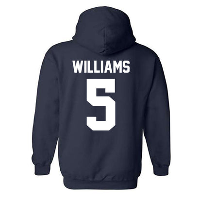 Rice - NCAA Men's Basketball : Jordan Williams - Classic Shersey Hooded Sweatshirt-1