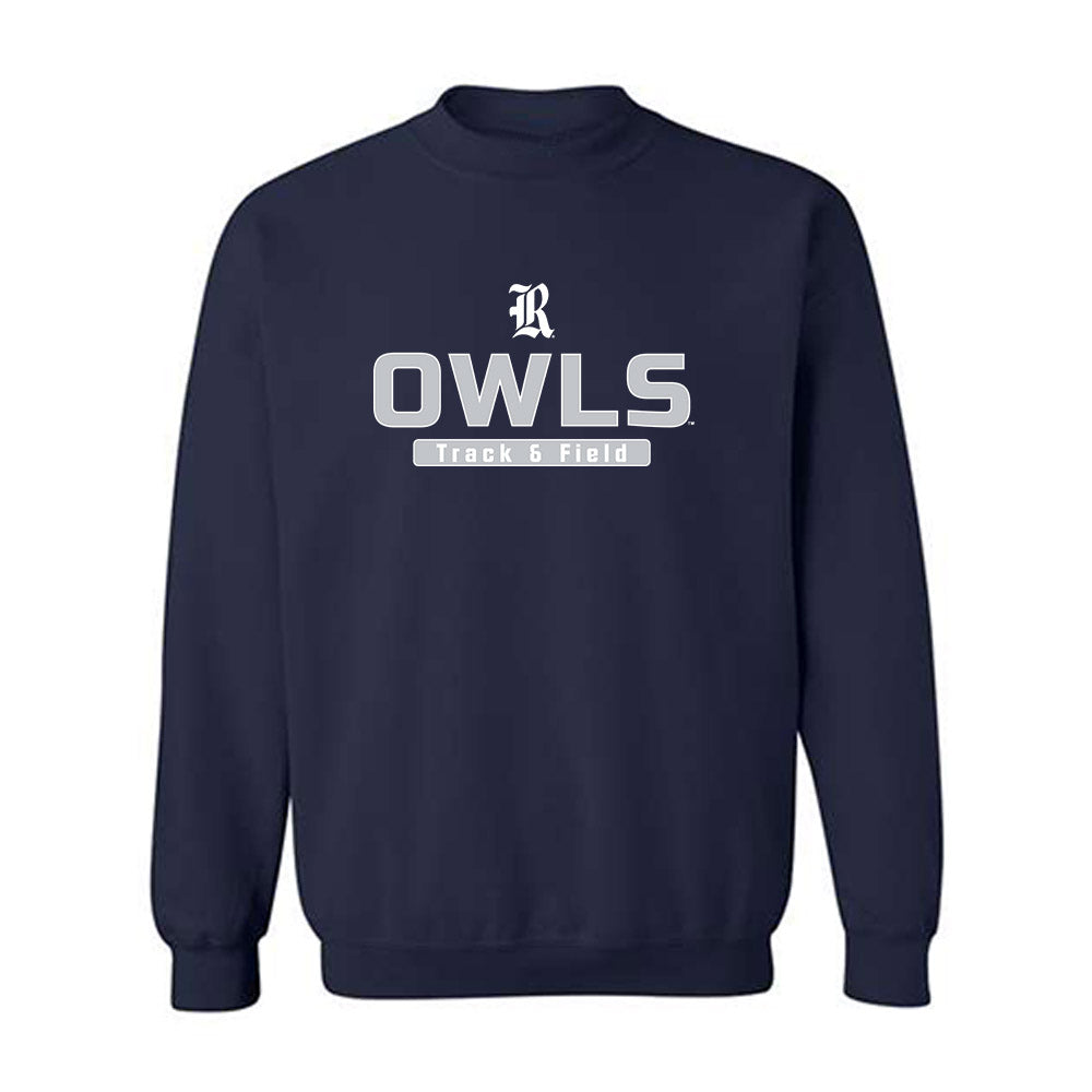 Rice - NCAA Men's Track & Field : Mason Biehle - Classic Shersey Crewneck Sweatshirt-0
