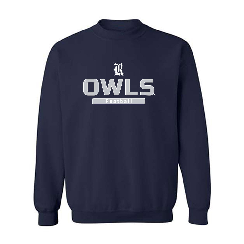 Rice - NCAA Football : Justin Michaelis - Classic Shersey Crewneck Sweatshirt-0