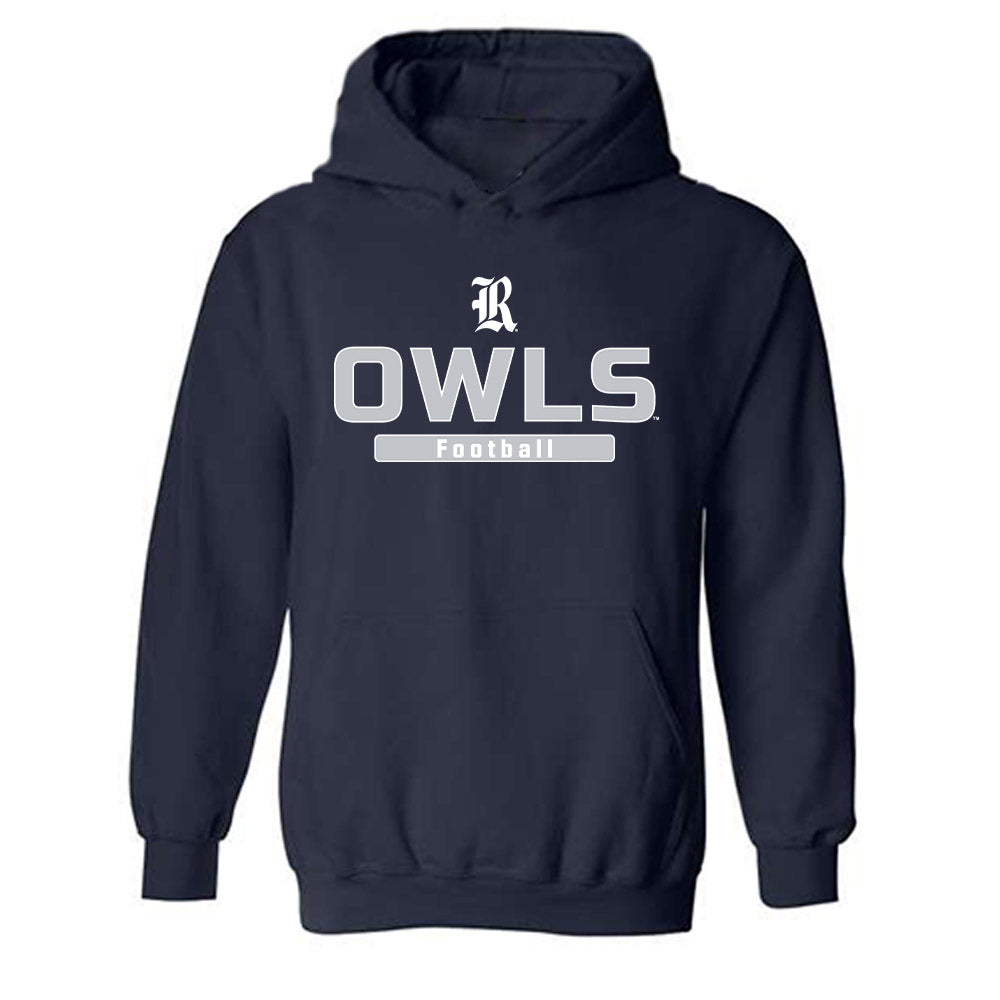 Rice - NCAA Football : Ty Thames - Classic Shersey Hooded Sweatshirt-0