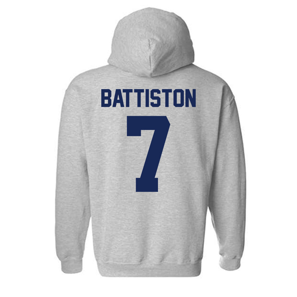 Rice - NCAA Women's Basketball : Louann Battiston - Classic Shersey Hooded Sweatshirt-1