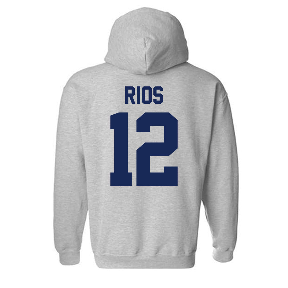 Rice - NCAA Baseball : Lorenzo Rios - Classic Shersey Hooded Sweatshirt-1
