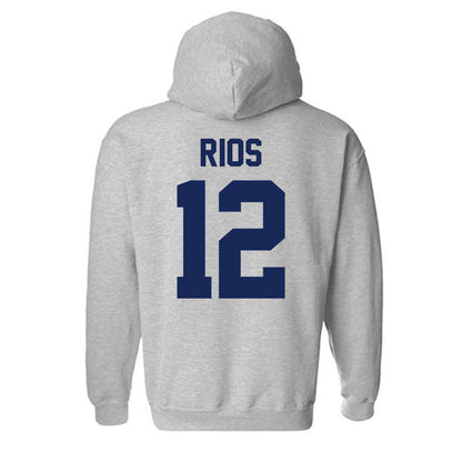 Rice - NCAA Baseball : Lorenzo Rios - Classic Shersey Hooded Sweatshirt-1