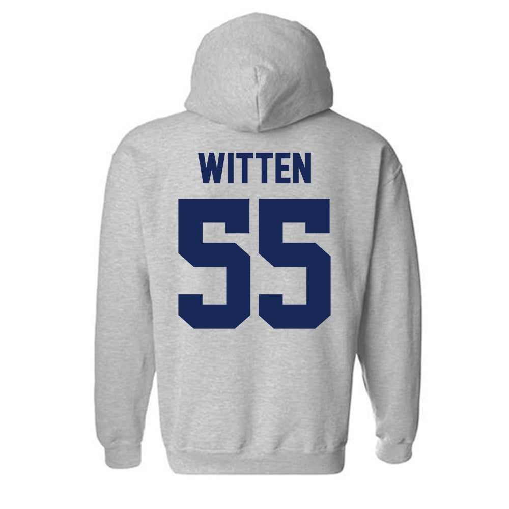Rice - NCAA Football : CJ Witten - Classic Shersey Hooded Sweatshirt-1