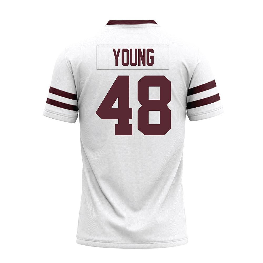Texas State - NCAA Football : Braylon Young - Premium Football Jersey-1