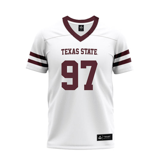 Texas State - NCAA Football : Devarrick Woods - Premium Football Jersey-0