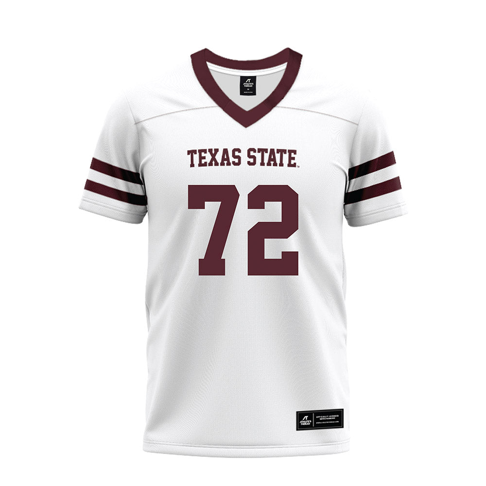 Texas State - NCAA Football : Kirk Gildon - Premium Football Jersey-0