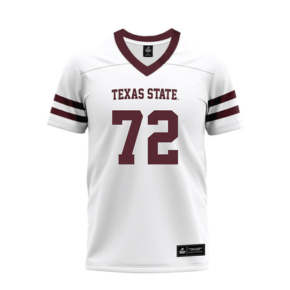 Texas State - NCAA Football : Kirk Gildon - Premium Football Jersey-0