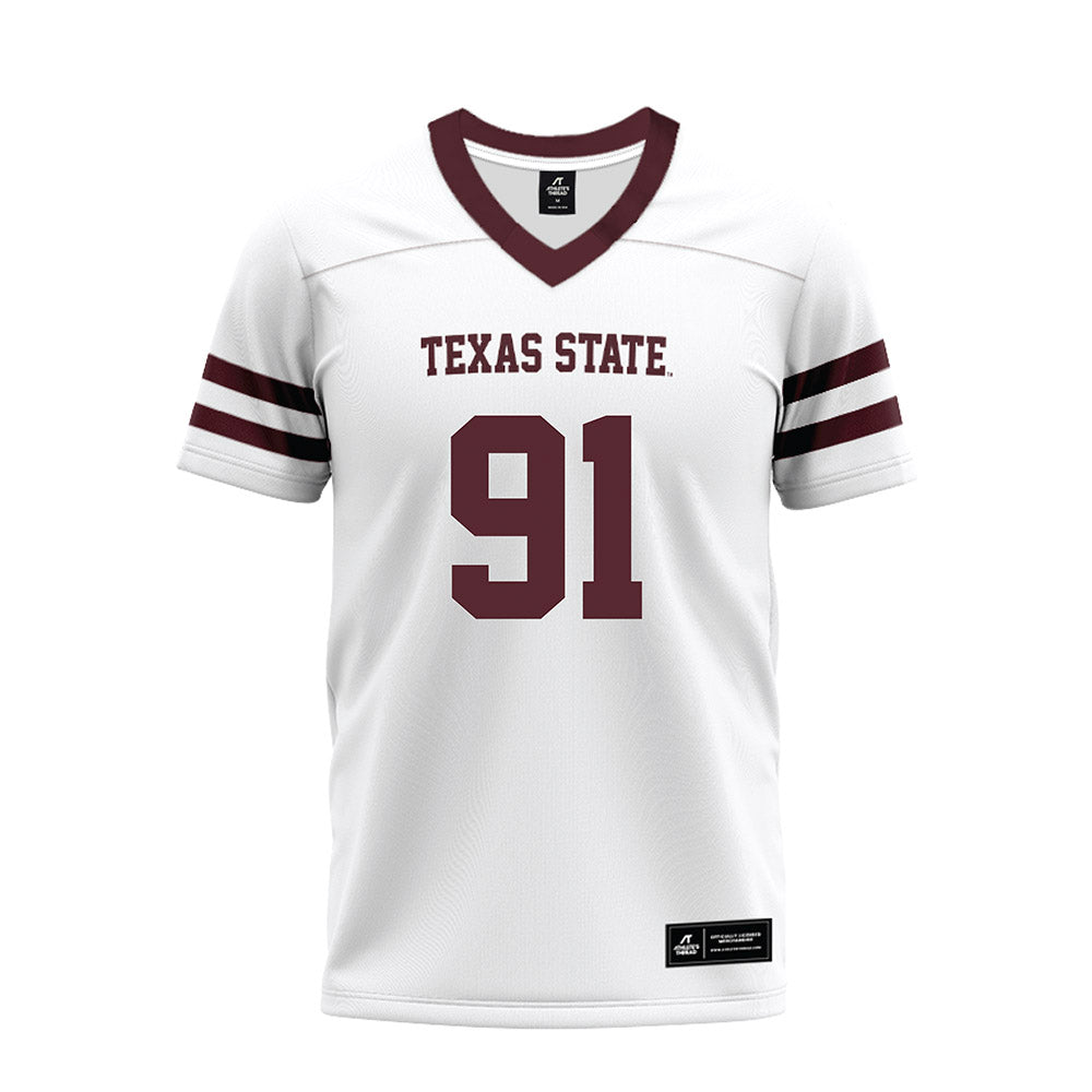 Texas State - NCAA Football : Jp Deeter - Premium Football Jersey-0