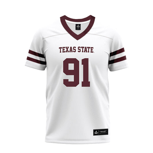 Texas State - NCAA Football : Jp Deeter - Premium Football Jersey-0