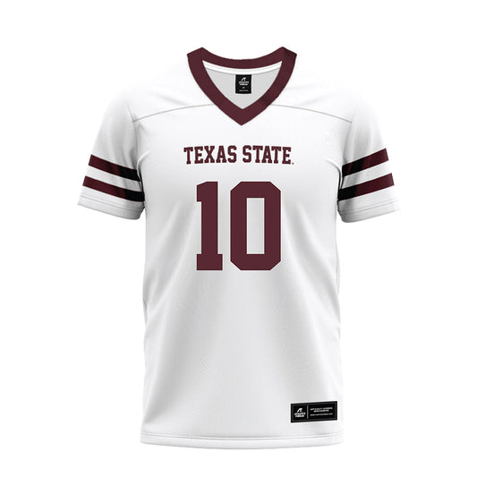 Texas State - NCAA Football : Shaker Reisig - Premium Football Jersey-0