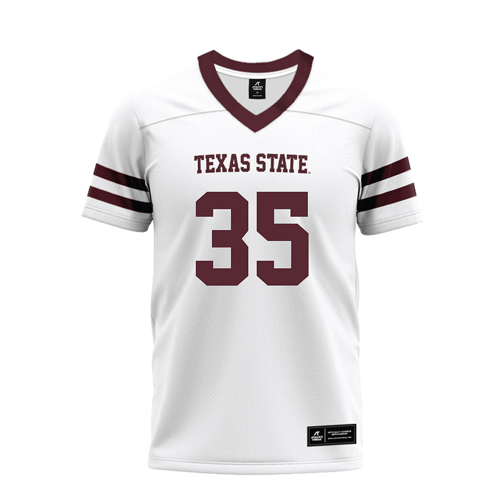 Texas State - NCAA Football : Emmanuel Peter - Premium Football Jersey-0