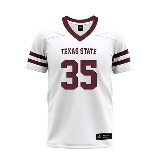Texas State - NCAA Football : Emmanuel Peter - Premium Football Jersey-0
