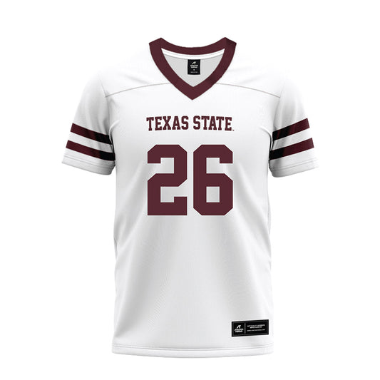 Texas State - NCAA Football : Michael Boudoin III - Premium Football Jersey