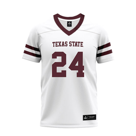 Texas State - NCAA Football : Juntavious Harris - Premium Football Jersey-0