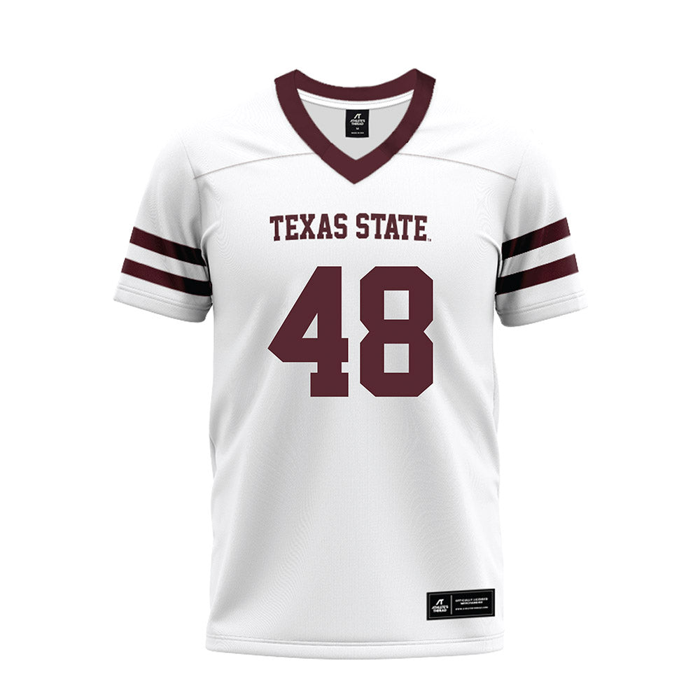 Texas State - NCAA Football : Braylon Young - Premium Football Jersey-0