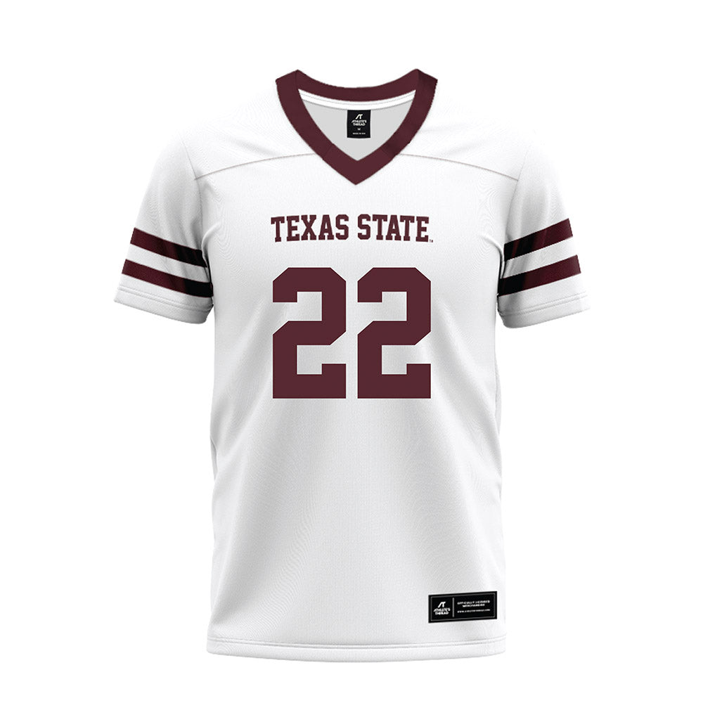 Texas State - NCAA Football : Will Mitchell - Premium Football Jersey-0