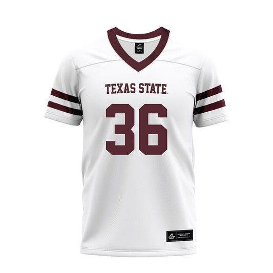 Texas State - NCAA Football : Greg Gipson - Premium Football Jersey-0