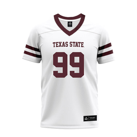 Texas State - NCAA Football : Kaleb James - Premium Football Jersey-0