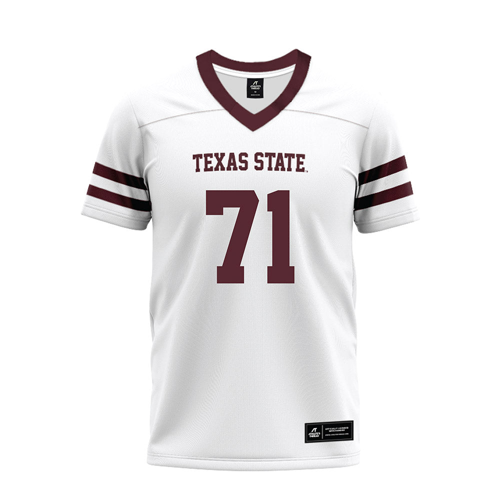 Texas State - NCAA Football : William Boone - Premium Football Jersey-0