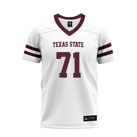 Texas State - NCAA Football : William Boone - Premium Football Jersey-0