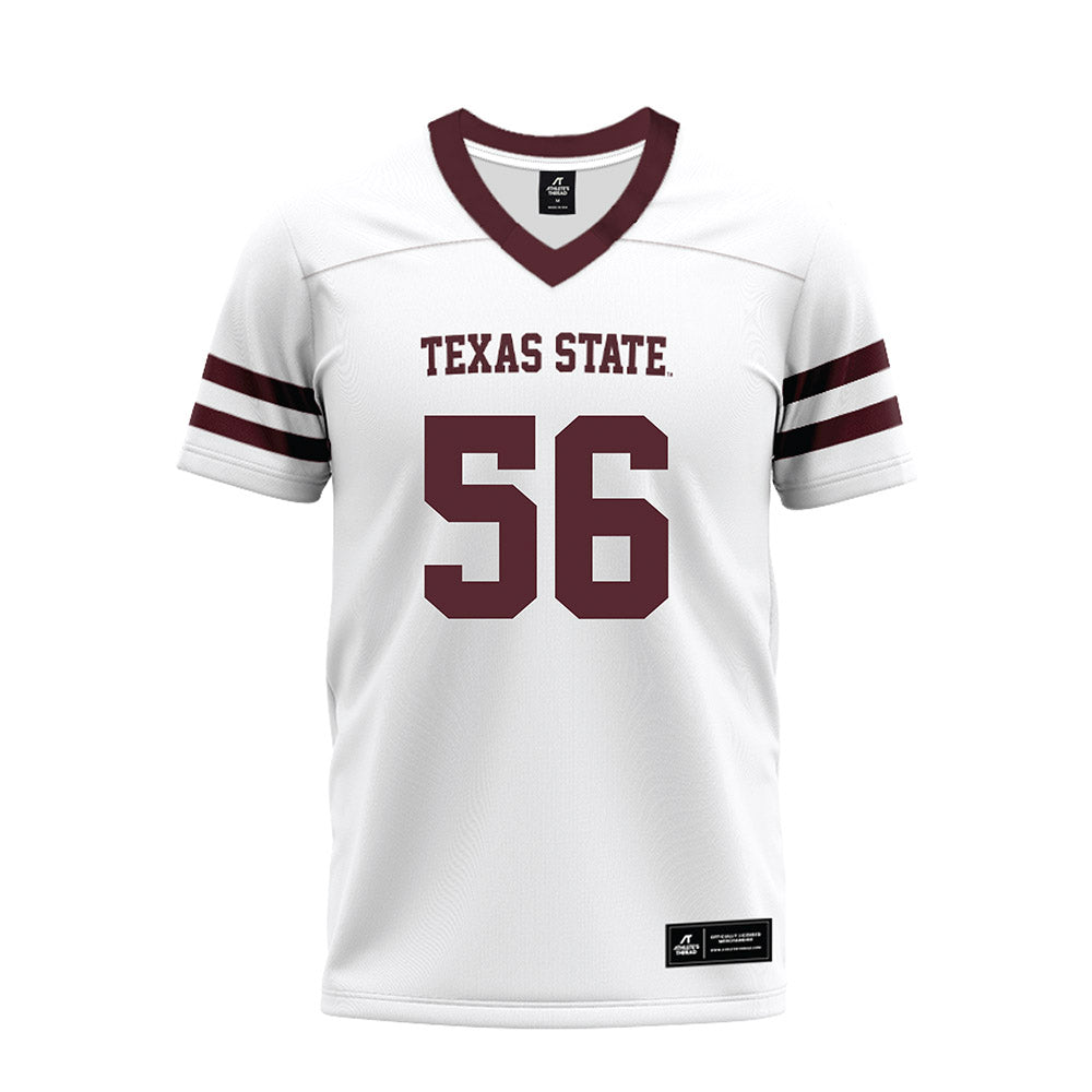 Texas State - NCAA Football : Trenton Burkhalter Jr. - Premium Football Jersey-0