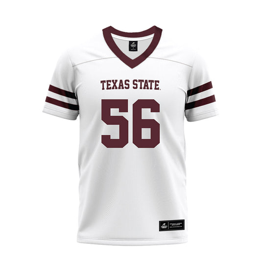 Texas State - NCAA Football : Trenton Burkhalter Jr. - Premium Football Jersey-0