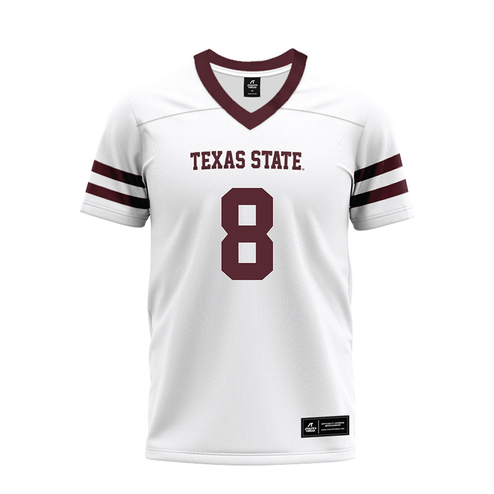 Texas State - NCAA Football : Cordarian Powell - Premium Football Jersey-0