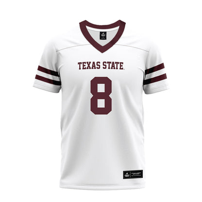 Texas State - NCAA Football : Cordarian Powell - Premium Football Jersey-0