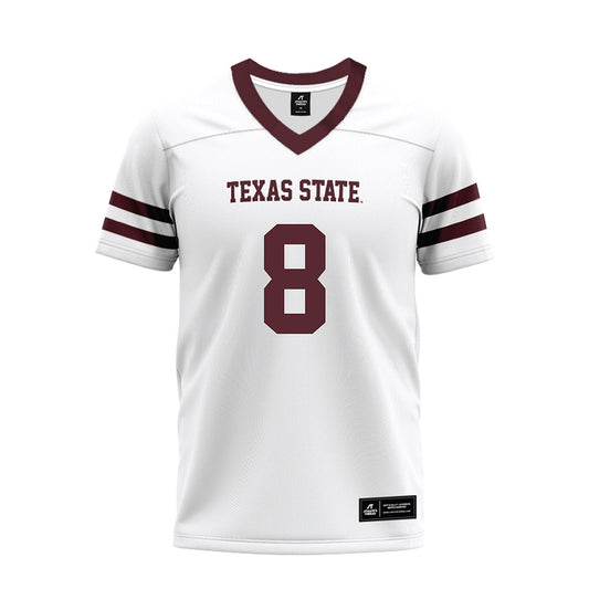 Texas State - NCAA Football : Cordarian Powell - Premium Football Jersey-0