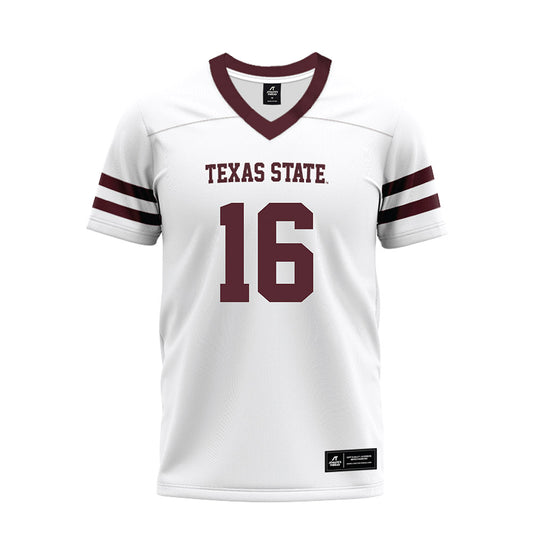 Texas State - NCAA Football : Terrence Cooks II - Premium Football Jersey-0
