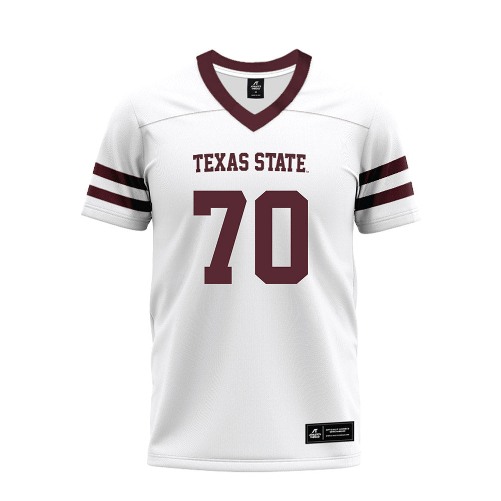 Texas State - NCAA Football : Ameer Ross - Premium Football Jersey-0