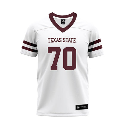 Texas State - NCAA Football : Ameer Ross - Premium Football Jersey-0