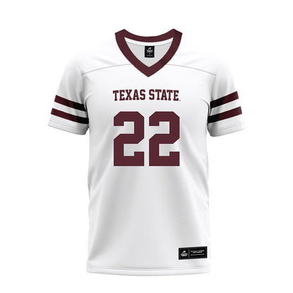 Texas State - NCAA Football : William Mitchell II - Premium Football Jersey-0