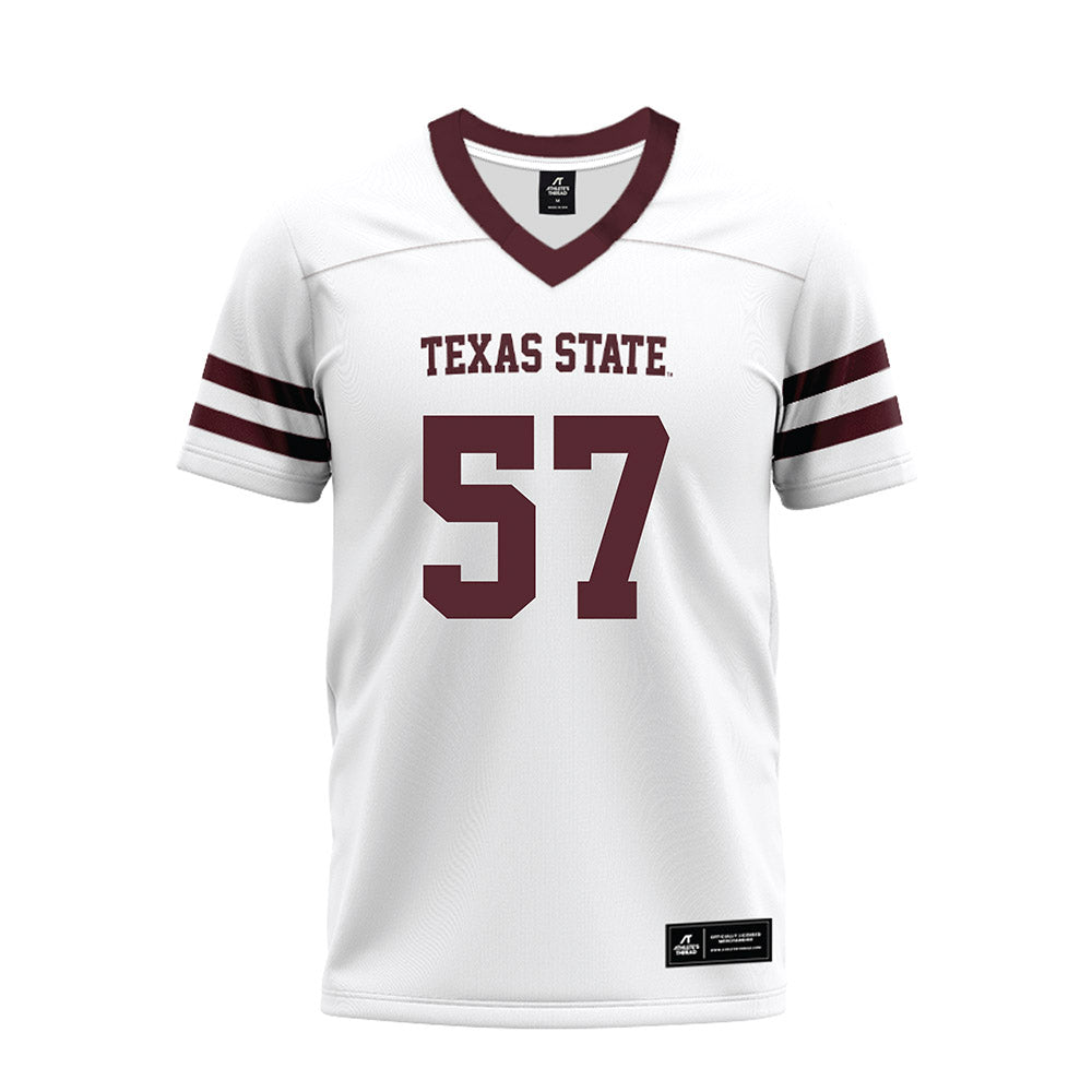 Texas State - NCAA Football : Lincoln Petitjean - Premium Football Jersey-0
