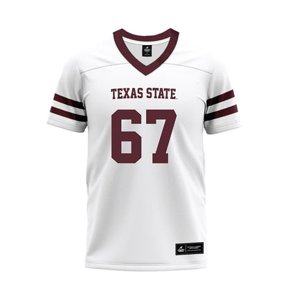 Texas State - NCAA Football : Preston Ward - Premium Football Jersey-0