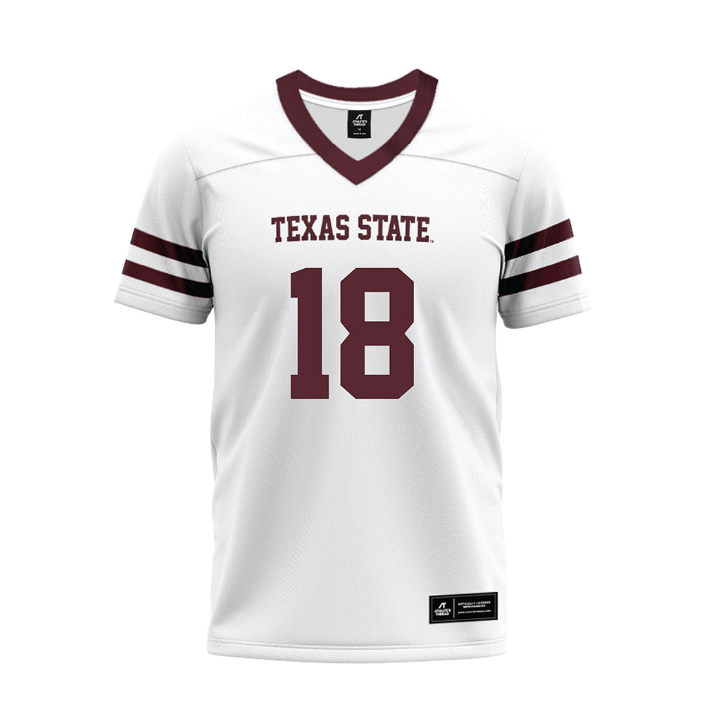 Texas State - NCAA Football : Ty Stamey - Premium Football Jersey-0