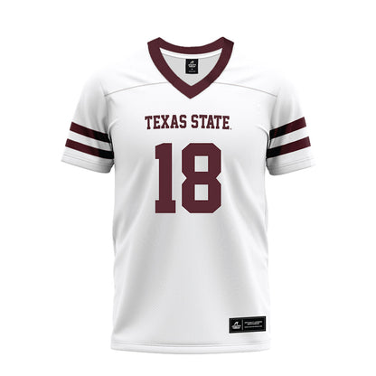 Texas State - NCAA Football : Ty Stamey - Premium Football Jersey-0