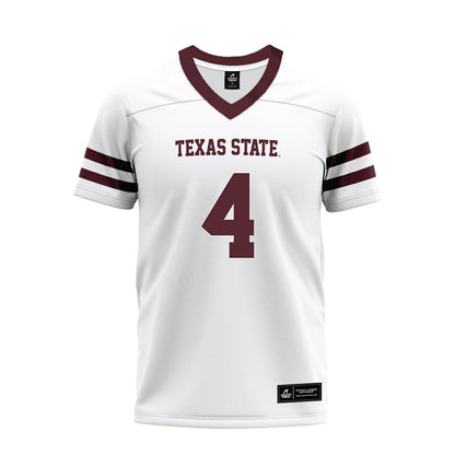Texas State - NCAA Football : Tae Woody - Premium Football Jersey-0