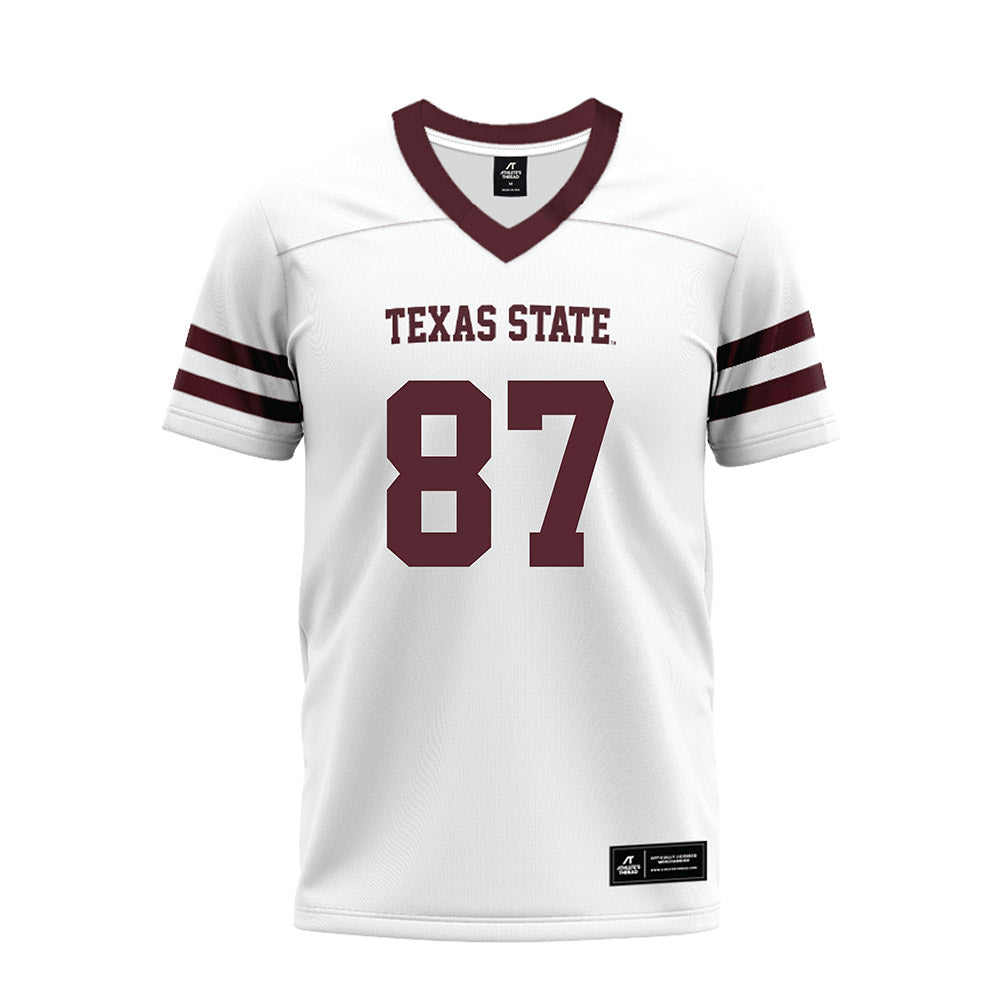 Texas State - NCAA Football : Kristopher Willis - Premium Football Jersey-0
