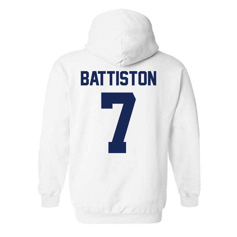 Rice - NCAA Women's Basketball : Louann Battiston - Classic Shersey Hooded Sweatshirt-1