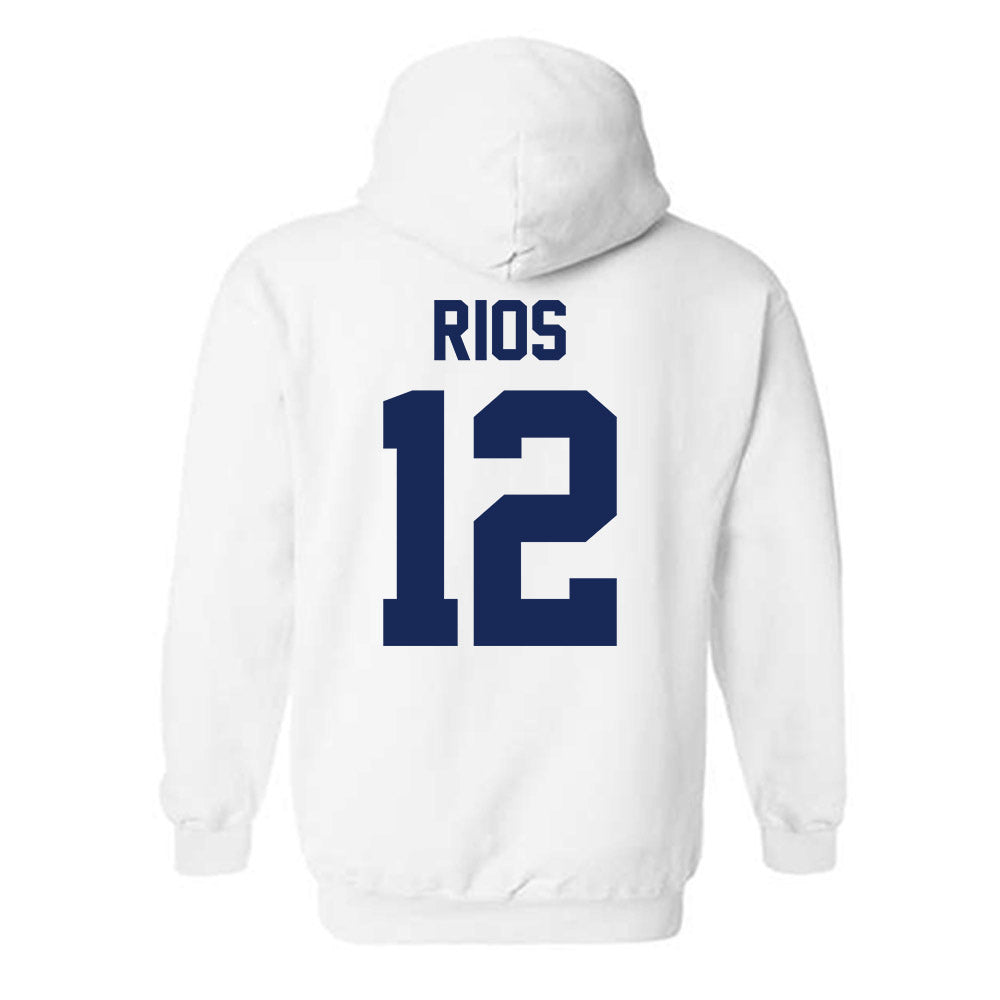 Rice - NCAA Baseball : Lorenzo Rios - Classic Shersey Hooded Sweatshirt-1